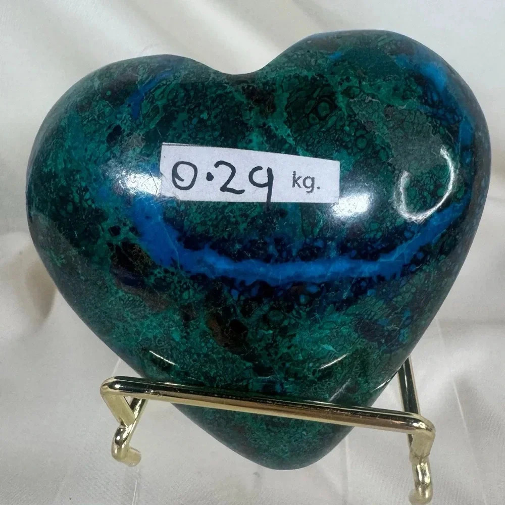 Chrysocolla Heart - Picture 4 of 6